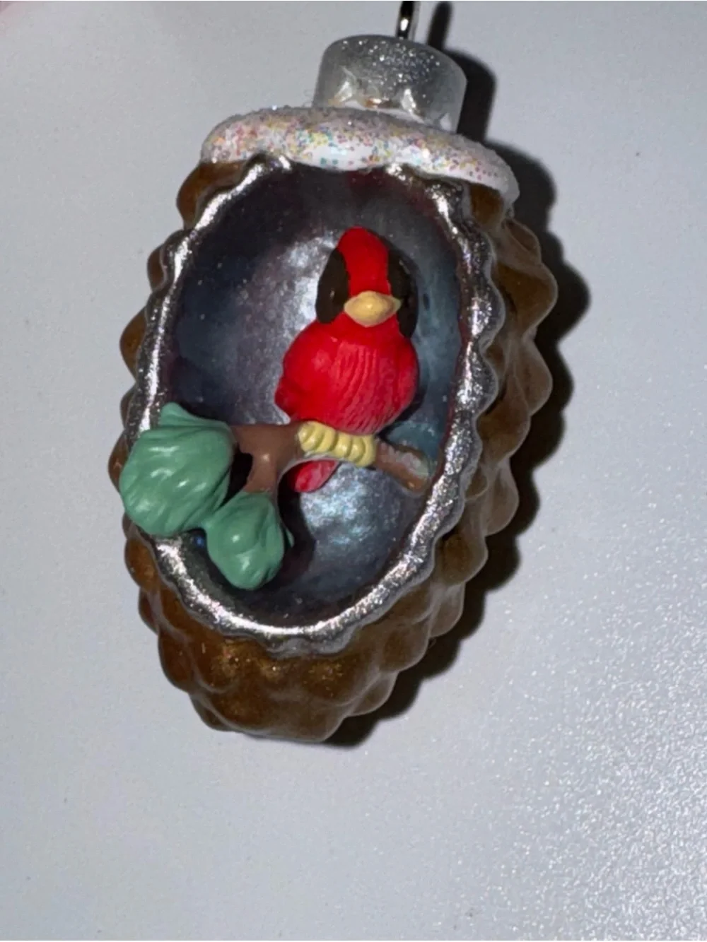 2017 HALLMARK KEEPSAKE MINIATURE ORNAMENT # 3 A WORLD WITHIN ~CARDINAL~